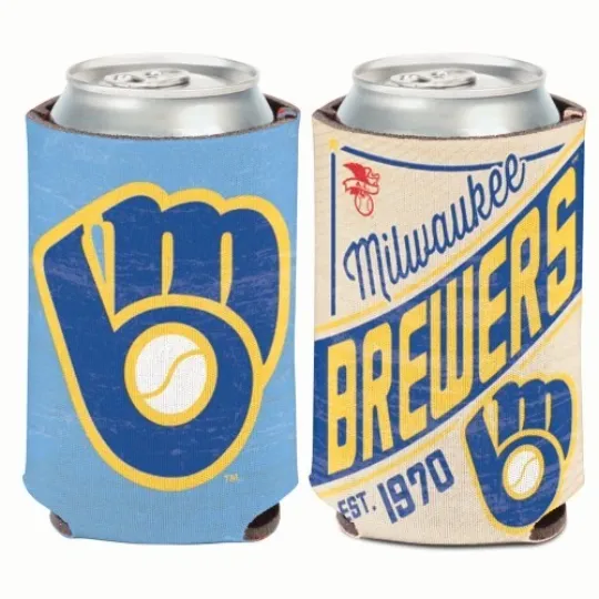 Milwaukee Brewers Cooperstown Collection Soft Foam Can Cooler