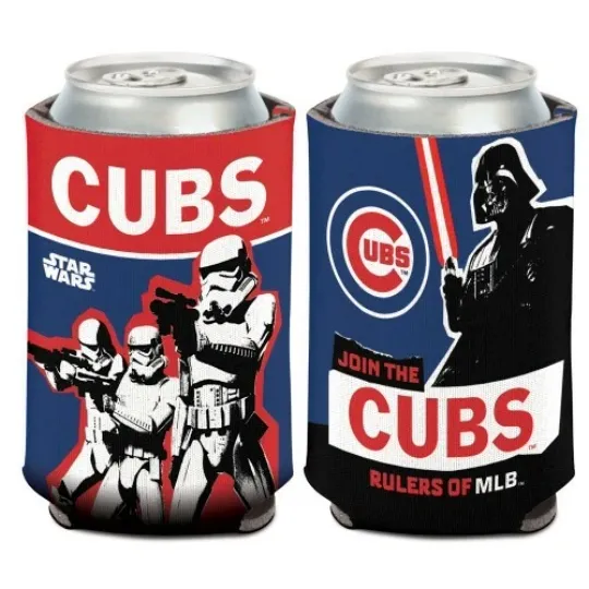 Chicago Cubs Darth Vader Star Wars Soft Foam Can Cooler Sleeve