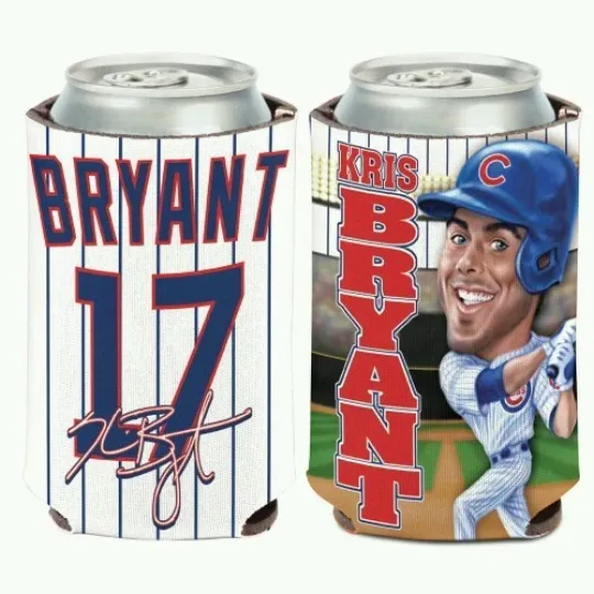 Kris Bryant Chicago Cubs Foam Can Cooler Sleeve
