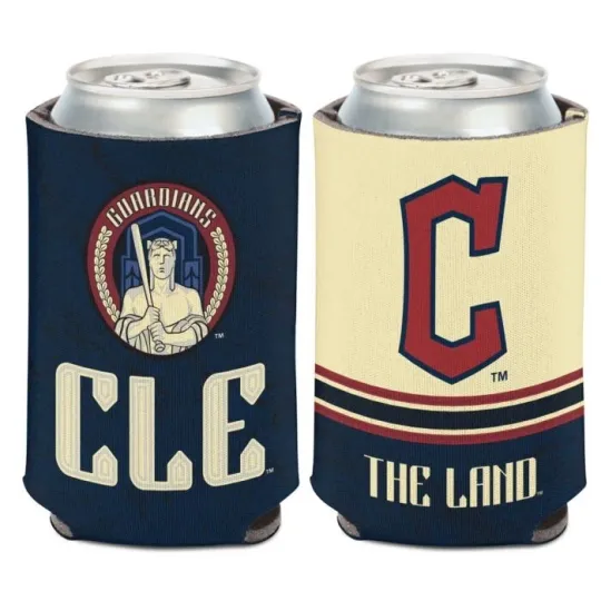Cleveland Guardians 2-Sided Soft Foam Can and Bottle Cooler Sleeve
