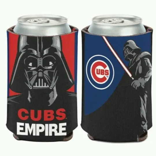 Chicago Cubs Star Wars Darth Vader Soft Foam Can Cooler Sleeve