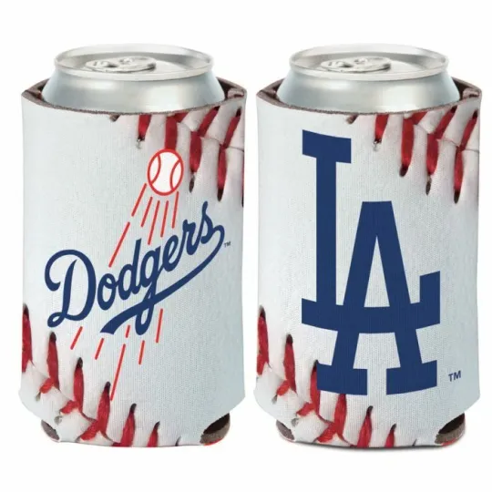 Discover Los Angeles Dodgers Double-Sided Soft Foam Can Cooler Sleeve