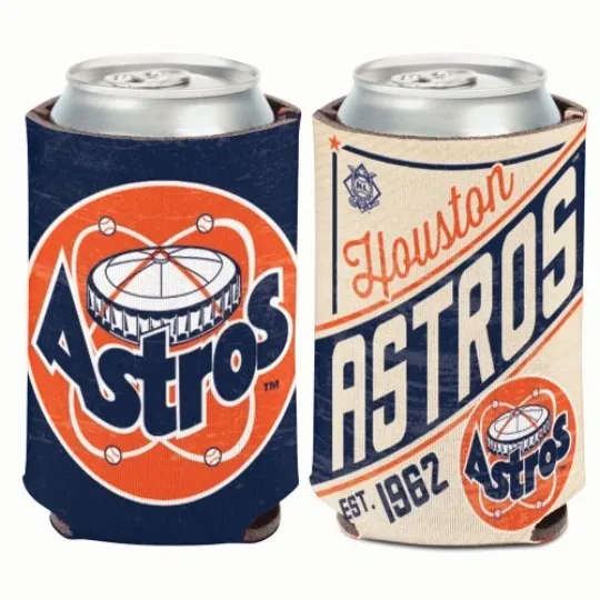 Houston Astros Cooperstown Collection Soft Foam Can Cooler Sleeve