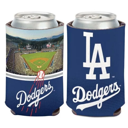 Discover Los Angeles Dodgers Two-Sided Soft Foam Can Cooler Koozie