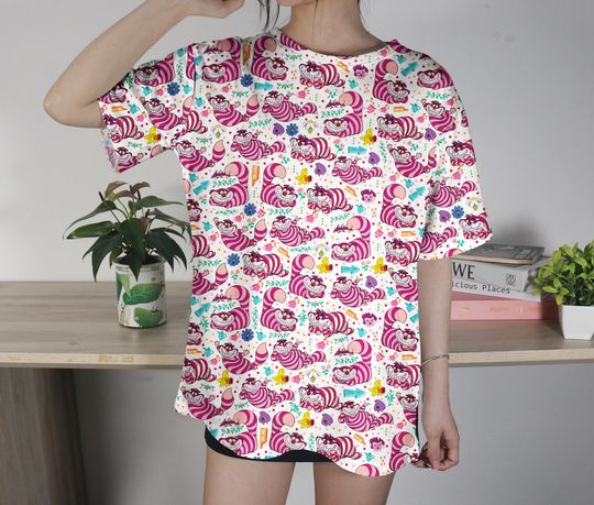 Cheshire Cat T-Shirt, Funny Cat Shirt, Cheshire Cat Costume, Graphic Tshirt, Cute Cat T Shirt, Cat Lover Gifts