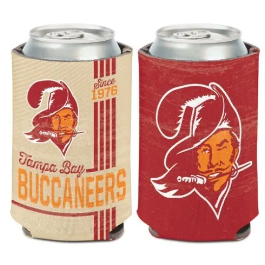 Tampa Bay Buccaneers Vintage Soft Foam Can Bottle Cozies