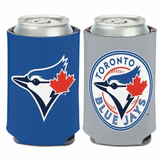 Discover Toronto Blue Jays 2-Sided Soft Foam Can Cooler Sleeve