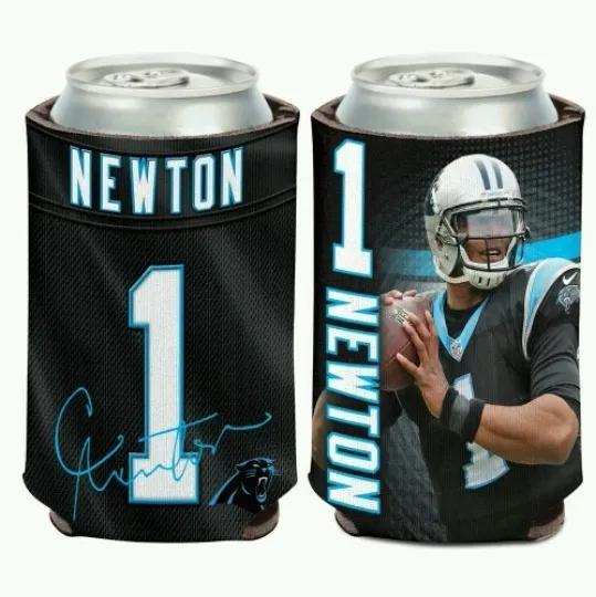 Cam New England Panthers Soft Foam Can Cooler Sleeve