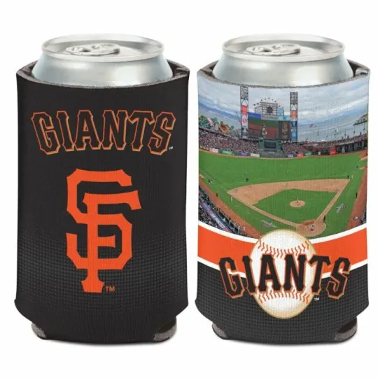 Discover San Francisco Giants 2-Side Soft Foam Can and Bottle Cooler Sleeve