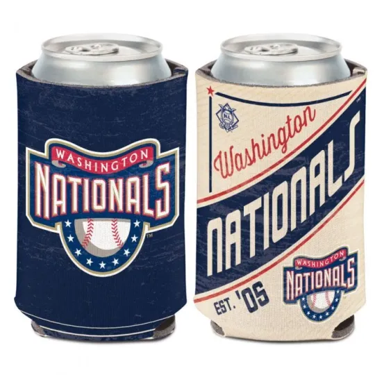 Washington Nationals Two-Sided Cooperstown Soft Foam Can Cooler