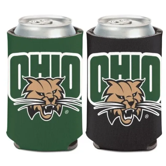 Discover Ohio Bobcats 2-Side Soft Foam Can Cooler Sleeve
