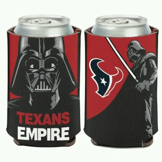 Discover Houston Texans Star Wars Darth Vader Soft Foam Can Cooler