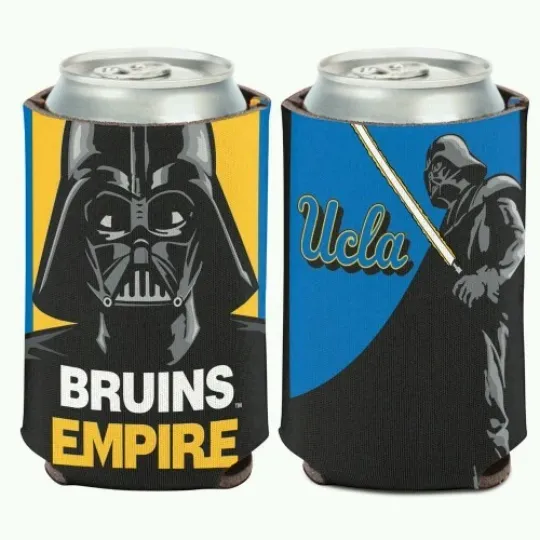 UCLA Bruins Star Wars Darth Vader Soft Foam Can Cooler Holder
