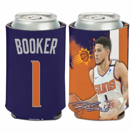 Discover Devin Booker Phoenix Suns Can Cooler Sleeve Soft Foam Bottle Koozie