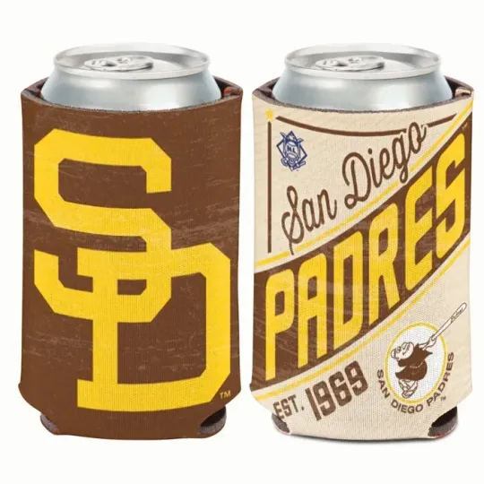 San Diego Padres Cooperstown Collection Soft Foam Can Cooler Koozie