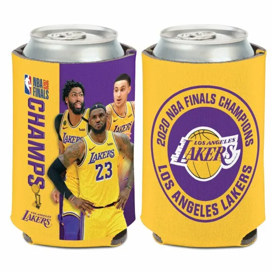 Los Angeles Lakers 2020 NBA Champions Can Cooler Sleeve