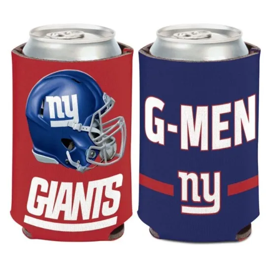 Discover New York Giants Double-Sided Soft Foam Can Cooler Sleeve