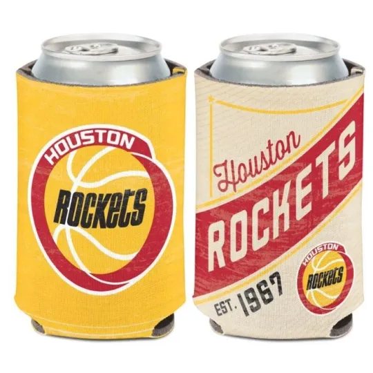 Houston Rockets Two-Sided Soft Foam Can Cooler Koozie