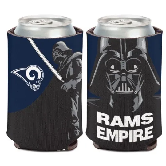 Los Angeles Rams Darth Vader Two-Sided Can Cooler Sleeve