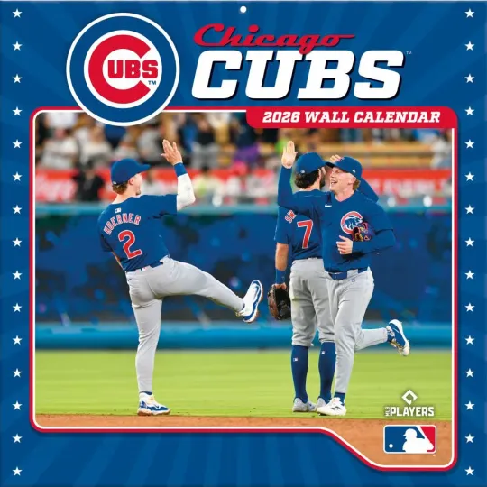 Chicago Cubs 2026 Wall Calendar