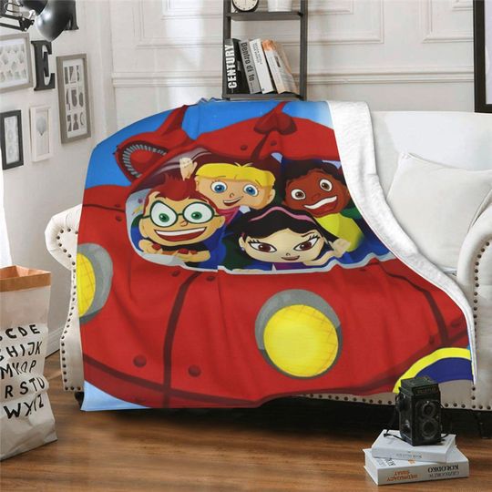 Discover Personalized Little Einsteins Fleece Blanket with Name, Custom Kid's Gift, Birthday Gift