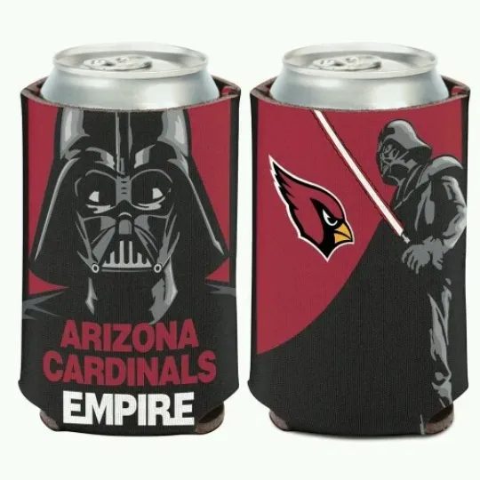 Arizonna Cardinals Darth Vader Star Wars Can Cooler Sleeve