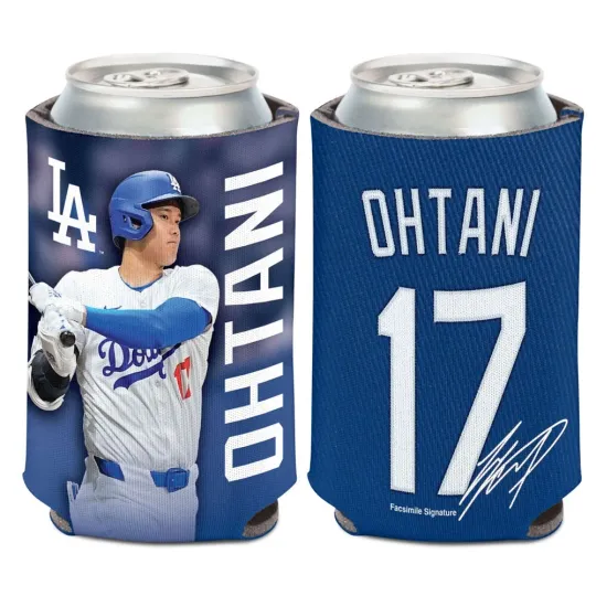Discover SHOHEI OHTANI LOS ANGELES DODGERS 2 SIDED SOFT FOAM CAN BOTTLE COOZIE COOLER