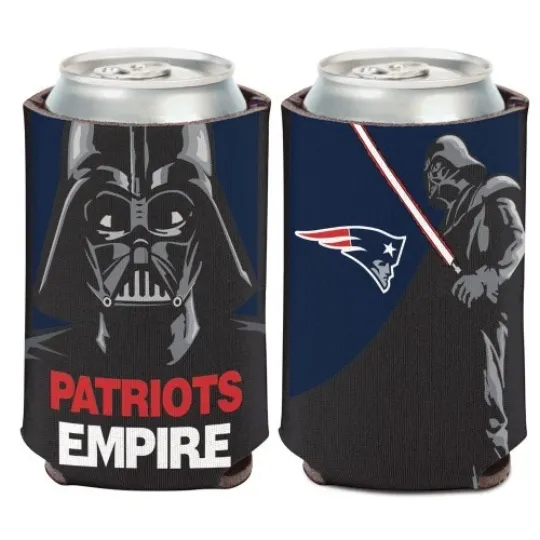 New England Patriots Darth Vader 2-Sided Can and Bottle Cooler Koozie