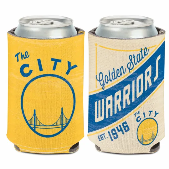 Discover Golden State Warriors Hardwood Classic Can Cooler Sleeve