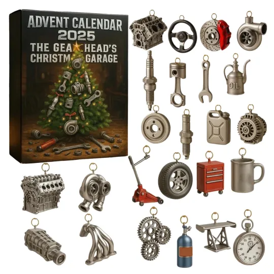Discover Advent Calendar 2025 The Gearhead’s Christmas Garage, Gearhead Advent Calendar