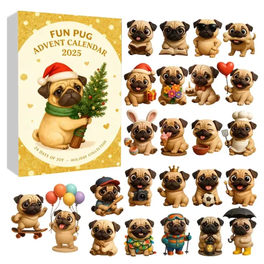 Discover Funny French Bulldog Advent Calendar 2025, Fun French Bulldog Advent Calendar