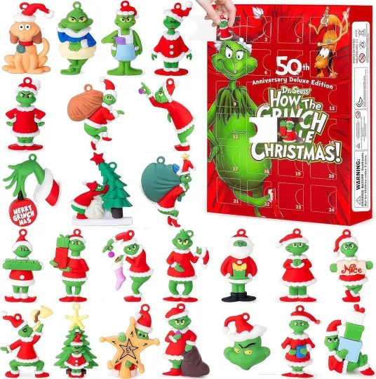 Discover funny character Christmas Advent Calendar 2025, Countdown Calendar 24 collectib