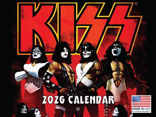 Discover KISS 2026 Wall Calendar: Music Band Merchandise