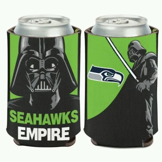 Discover Seattle Seahawks Star Wars Darth Vader Soft Foam Can Cooler Sleeve