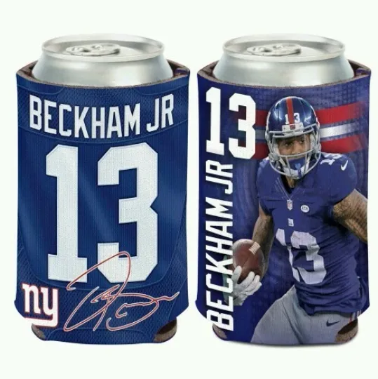 Odell Beckham Jr New York Giants Two-Sided Can Cooler Sleeve