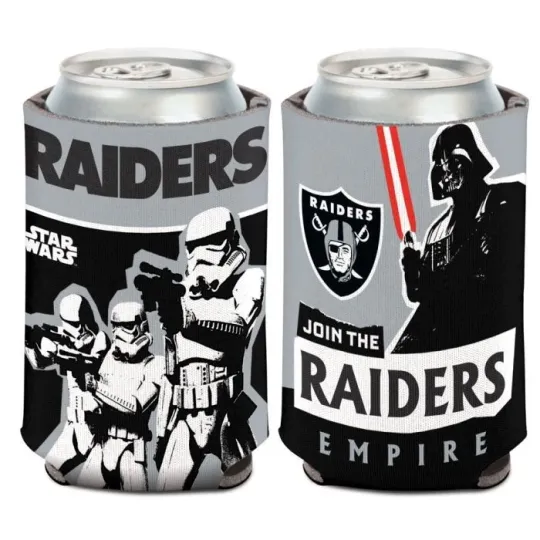Las Vegas Raiders Star Wars Darth Vader Soft Foam Can Cooler Sleeve