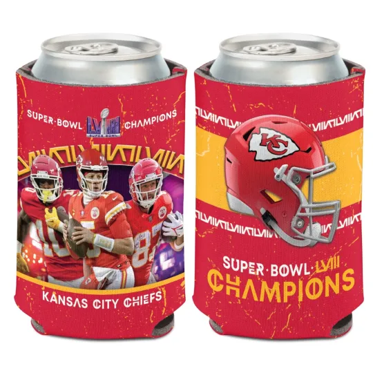 Kansas City Chiefs Super Bowl LVIII Champions Can Cooler Sleeve