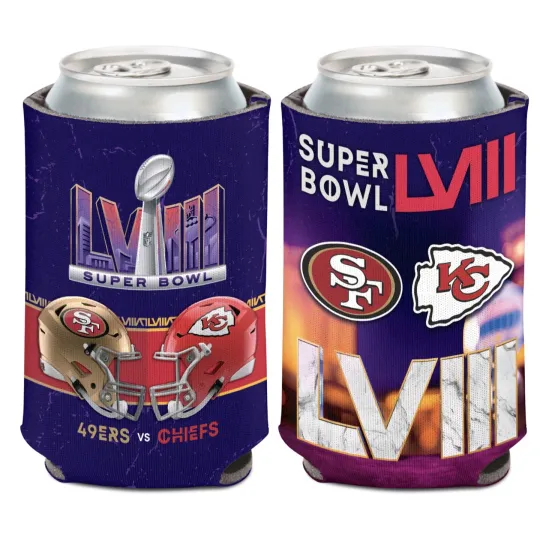 Kansas City Chiefs vs. San Francisco 49ers Super Bowl Tumbler Can Cooler