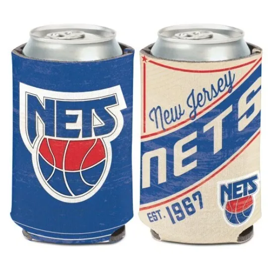 Discover New Jersey Nets Hardwood Classic Vintage Can Cooler Sleeve