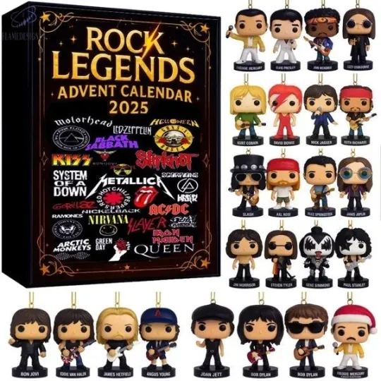 Discover Rock Legends Advent Calendar 2025