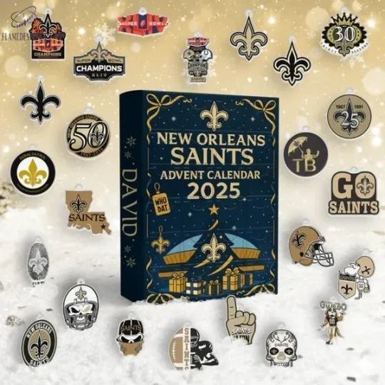 Discover New Orlean Saints 2025 Advent Calendar