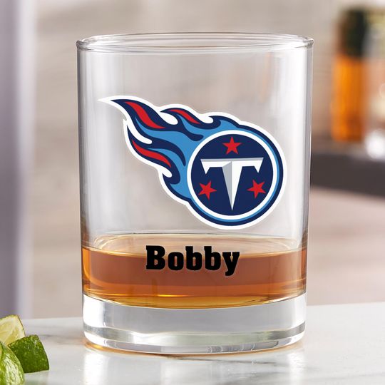Discover football Tennessee Titans Printed Whiskey Glass, Gifts for Him, Football Gift, Father's Day Gifts, Gifts for Dad, Personalized Gifts for Dad