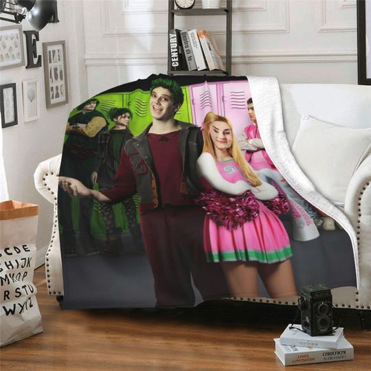 Discover Personalized Zombies Blanket | Custom Theme Flannel Blanket | Cute Blanket with Name | Gift for Kids | Birthday Gift