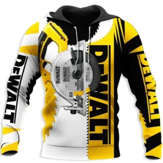 Discover New Dewalt Hand Tools 3D All Over Printed Lightweight Hoodie Top Gift's 2025