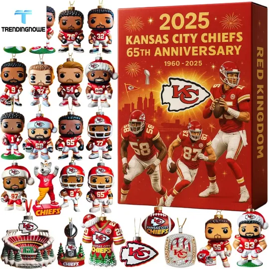 2025 Kansas City Chiefs 65Th Anniversary Advent Calendar
