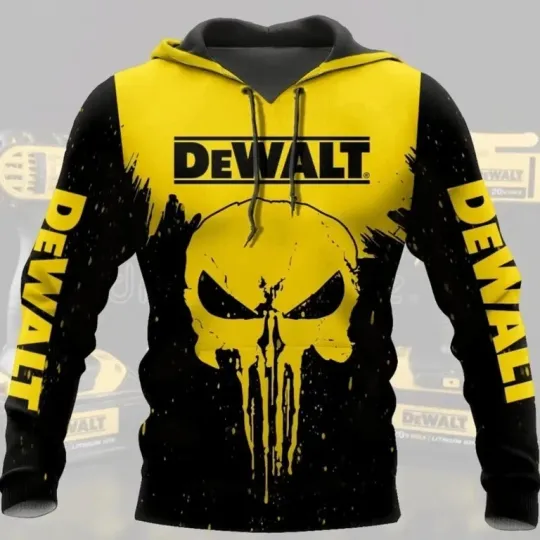Discover Hot Dewalt Hoodie Top Men's 3D All Over Prints Size S-5XL