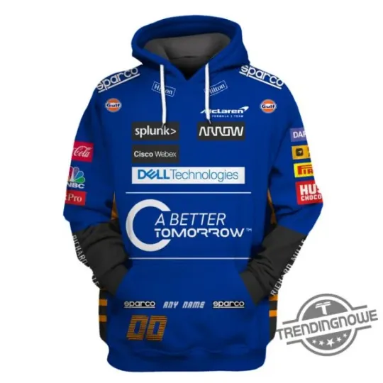 Discover Mc.Larren A Better Tomorrow Team Custom Name And Number 3D Hoodie