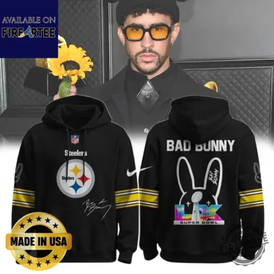 S.t.eelers Bad Bunny 2026 football Super Bowl Halftime Celebration Hoodie