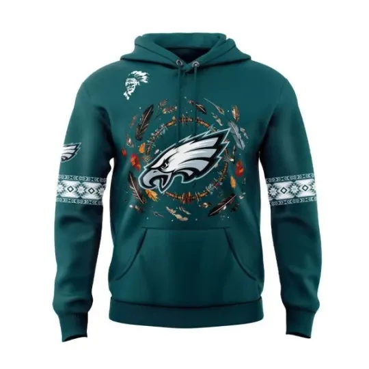 Discover E.agles Native American Heritage Month Hoodie