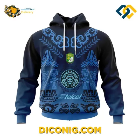 Liga MX Club L3on Aztec Hoodie Set Custom 2025
